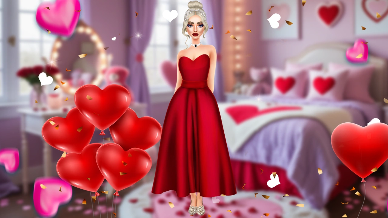 Valentine&rsquo;s Day Proposal gameplay screenshot &mdash; romantic proposal setting